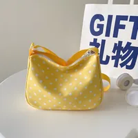 New Summer Fresh Spotted Nylon Shoulder Crossbody Bag Women's Insi Fashion All-match Casual Lightweight Backpack sku image 1