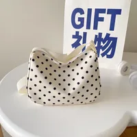 New Summer Fresh Spotted Nylon Shoulder Crossbody Bag Women's Insi Fashion All-match Casual Lightweight Backpack sku image 3