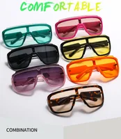 Fashion Fashion A Large Frame Glasses Ball Cool One-piece Sunglasses Riding Men's And Women's Sunglasses 891 main image 1