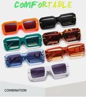 Summer New Box Men's And Women's Sunglasses Fashion Retro Gorgeous Color  Internet Red Sunglasses 9517 main image 2