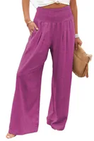 Spot!  Europe And The United States In Spring And Summer   Casual Wide Leg Cotton And Linen Explosions Loose Pants Women main image 5