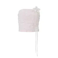 Ins  Style  Summer New Sexy Sweet Flower Decorative Mesh Vacation All-match Strapless Vest For Women main image 5