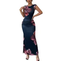 Europe And The United States Slim Dress Sleeveless One-step Skirt  Foreign Trade Designed Dress Hip Dress Women main image 5