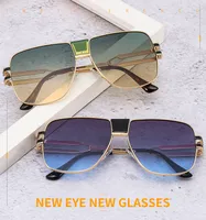 New Frame Metal Color Sunglasses Men's And Women's All-match Elegant Trendy Sunglasses  Ins Glasses M510 main image 1