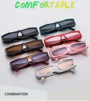 Colorful Set Gorgeous Sunglasses Men And Women Hip Hop Small Frame  Sunglasses Fashion Wear Glasses M6113 main image 1