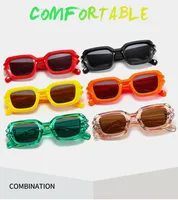 Personalized Box Sunglasses Summer New Cyber Celebrity Fashion Sunglasses Corrugated Hip Hop Sunglasses 2206 main image 2