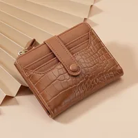 Simple Wallet Women's Short Thin Small Folding Student Wallet  New Niche Change Card Holder  Hot Sale sku image 2