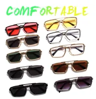New   High-grade Metal Fashion Sunglasses Double Beam Retro Men's Outdoor Riding Sunglasses T22141 main image 1