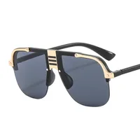 Europe And The United States New  Metal Sunglasses Personalized Men And Women Sunglasses Sunglasses sku image 1
