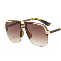 Europe And The United States New  Metal Sunglasses Personalized Men And Women Sunglasses Sunglasses sku image 4