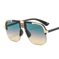 Europe And The United States New  Metal Sunglasses Personalized Men And Women Sunglasses Sunglasses sku image 7