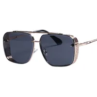 Classic Cool Men's And Women's Frameless Metal Sunglasses Wear Modified Sunglasses 8020 sku image 1