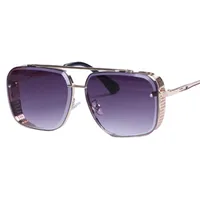 Classic Cool Men's And Women's Frameless Metal Sunglasses Wear Modified Sunglasses 8020 sku image 3