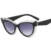 Cat's Eye New Ladies Color Sunglasses 2  Favorite Hot-selling All-match Temperament Sunglasses sku image 2