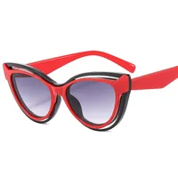 Cat's Eye New Ladies Color Sunglasses 2  Favorite Hot-selling All-match Temperament Sunglasses sku image 3