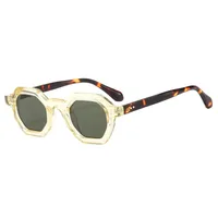New  Polygon Sunglasses Trembles With Outdoor Riding Concave Sunglasses T22133 sku image 5