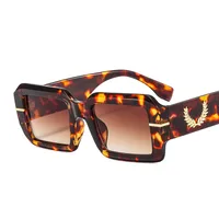 Summer New Box Men's And Women's Sunglasses Fashion Retro Gorgeous Color  Internet Red Sunglasses 9517 sku image 4