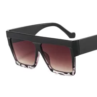 Europe And The United States New Large Frame Men's And Women's Sunglasses  Color Matching Striped Sunglasses Fashion Sunglasses M330 sku image 6