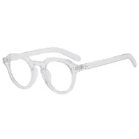 New Retro Simple Oval Casual Men's And Women's Rice Nail Sunglasses Small Frame Gradient Color Matching Sunglasses T22124 sku image 10