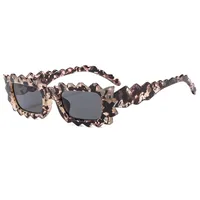 New Sunglasses  Personalized Lace Irregular Fashion Temperament Women's  All-match Sunglasses M6159 sku image 3