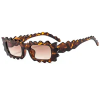 New Sunglasses  Personalized Lace Irregular Fashion Temperament Women's  All-match Sunglasses M6159 sku image 6