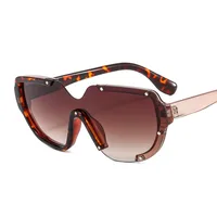 Distinctive Funny Hip-hop One-piece Sunglasses Cyber Celebrity Star Decoration Trendy Sunglasses Street Personality Fashion Glasses 8721 sku image 7