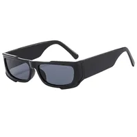 Colorful Set Gorgeous Sunglasses Men And Women Hip Hop Small Frame  Sunglasses Fashion Wear Glasses M6113 sku image 1