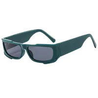 Colorful Set Gorgeous Sunglasses Men And Women Hip Hop Small Frame  Sunglasses Fashion Wear Glasses M6113 sku image 2
