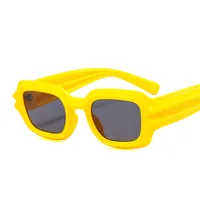 Personalized Box Sunglasses Summer New Cyber Celebrity Fashion Sunglasses Corrugated Hip Hop Sunglasses 2206 sku image 4