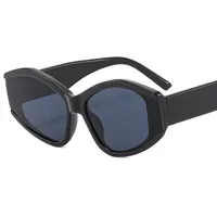 New Irregular  Color Matching Modern Sunglasses Fashion Design Women Sunglasses 5641 sku image 1