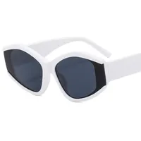 New Irregular  Color Matching Modern Sunglasses Fashion Design Women Sunglasses 5641 sku image 3