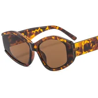 New Irregular  Color Matching Modern Sunglasses Fashion Design Women Sunglasses 5641 sku image 4