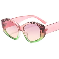 New Irregular  Color Matching Modern Sunglasses Fashion Design Women Sunglasses 5641 sku image 7