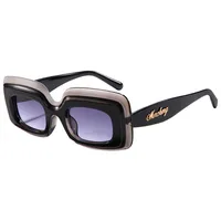New  Fashion Sunglasses Men's And Women's  Large-frame Square Sunglasses Cool Tide High-value Glasses Frame M6216 sku image 1