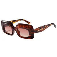 New  Fashion Sunglasses Men's And Women's  Large-frame Square Sunglasses Cool Tide High-value Glasses Frame M6216 sku image 3