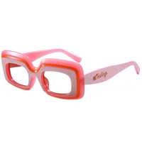 New  Fashion Sunglasses Men's And Women's  Large-frame Square Sunglasses Cool Tide High-value Glasses Frame M6216 sku image 9