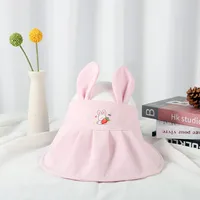 Children's Sunshade Hat Summer Thin Boys And Girls Cartoon Bear Sunscreen Straw Hat Baby Travel Breathable Sun Hat sku image 45