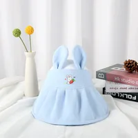 Children's Sunshade Hat Summer Thin Boys And Girls Cartoon Bear Sunscreen Straw Hat Baby Travel Breathable Sun Hat sku image 47
