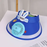 Children's Sunshade Hat Summer Thin Boys And Girls Cartoon Bear Sunscreen Straw Hat Baby Travel Breathable Sun Hat sku image 56