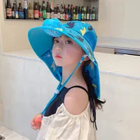 Children's Sun Hat Summer UV Protection Baby Sun Hat With Fan Female Boy Sun Hat Foldable Hat main image 1