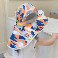 Children's Sun Hat Summer UV Protection Baby Sun Hat With Fan Female Boy Sun Hat Foldable Hat main image 3