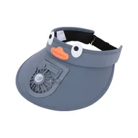 Cartoon Children's Fan Empty Hat Summer Rechargeable Sun Hat With Fan Sun Hat For Boys And Girls main image 5