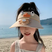 Cartoon Children's Fan Empty Hat Summer Rechargeable Sun Hat With Fan Sun Hat For Boys And Girls sku image 1