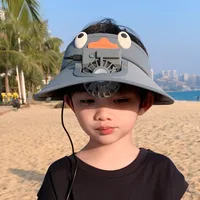 Cartoon Children's Fan Empty Hat Summer Rechargeable Sun Hat With Fan Sun Hat For Boys And Girls sku image 5