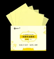 Elegant Lady Simple Style Solid Color Paper Oil Obsorbing Sheet 1 Piece sku image 3