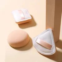 Solid Color PUR Makeup Puff Beauty Egg Box 1 Piece main image 1