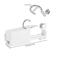 Hip-Hop Streetwear C Shape 316 Stainless Steel  Acrylic Plating 24K Gold Plated Ear Puncher main image 2