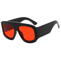 Hip-Hop Streetwear Geometric Ac UV400 Protection Square Full Frame Glasses main image 2