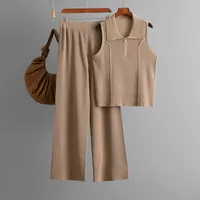 Casual Daily Women's Simple Style Classic Style Solid Color Viscose Fiber Pant Co-ord Set Shorts Sets main image 3
