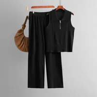 Casual Daily Women's Simple Style Classic Style Solid Color Viscose Fiber Pant Co-ord Set Shorts Sets sku image 2
